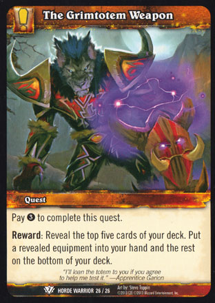 The Grimtotem Weapon