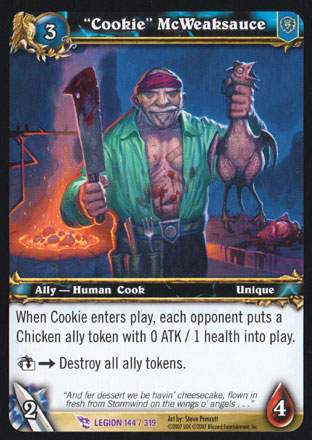 "Cookie" McWeaksauce