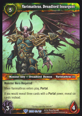 Varimathras, Dreadlord Insurgent