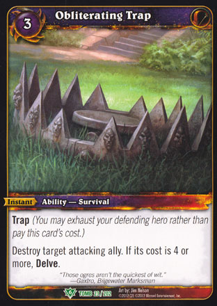 Obliterating Trap